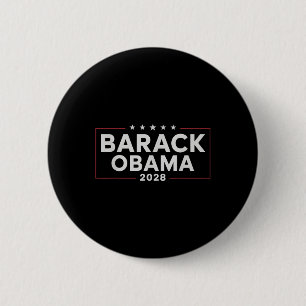 Badge Rond 5 Cm Obama Président Vintage 2028 Obama