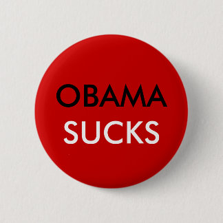 BADGE ROND 5 CM OBAMA, SUCE