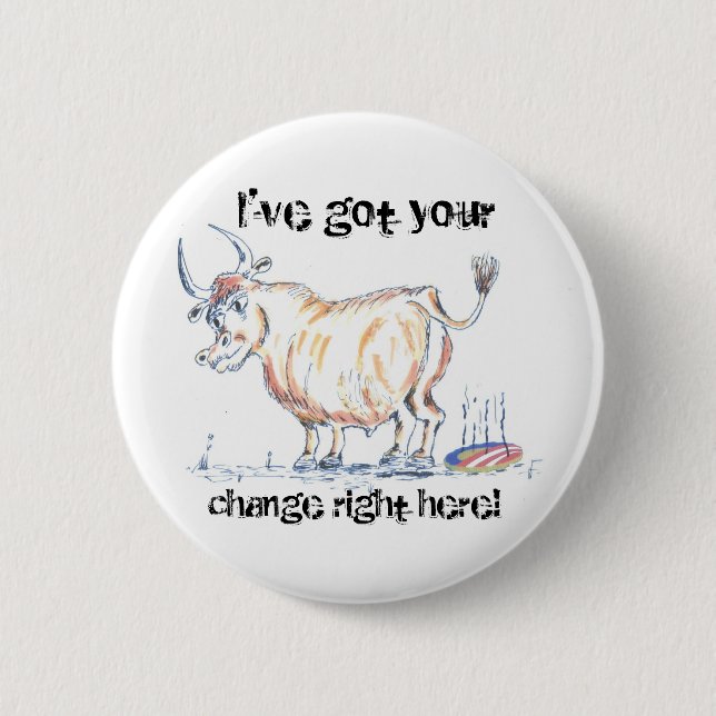 BADGE ROND 5 CM OBAMAS BS SERRENT REMPLIR (Devant)