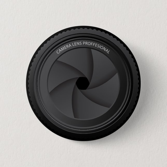 Badge Rond 5 Cm Objectif de caméra (Devant)