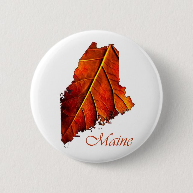 Badge Rond 5 Cm Objet cadeau souvenir Maine (Devant)