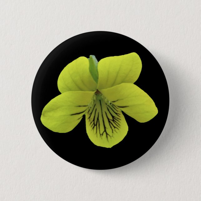 Badge Rond 5 Cm Objets de coordination de violette jaune sauvage (Devant)