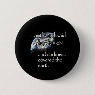 Badge Rond 5 Cm Obscurité (la terre)