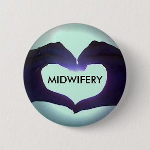 Badge Rond 5 Cm Obstétrique du coeur I