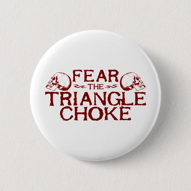 Badge Rond 5 Cm Obstruction de triangle (Devant)