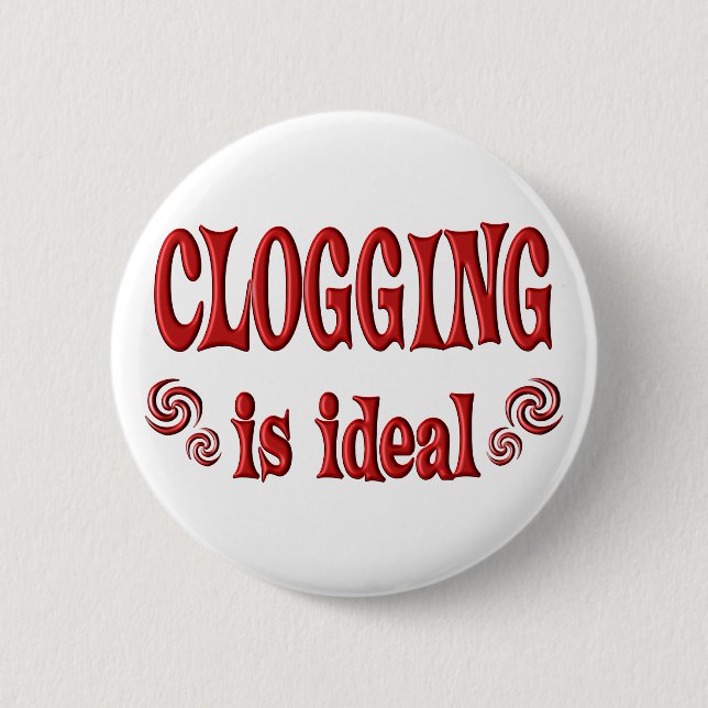 Badge Rond 5 Cm Obstruer est idéal (Devant)