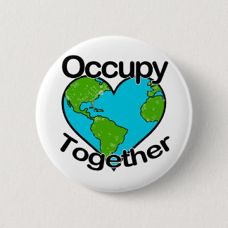 Badge Rond 5 Cm Occupez ensemble