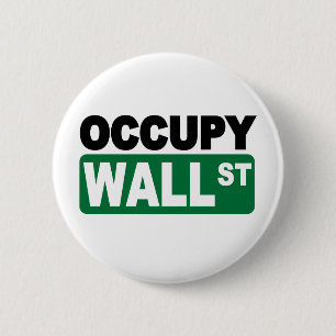 Badge Rond 5 Cm Occupez Wall Street