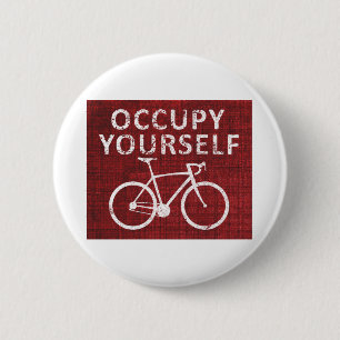 Badge Rond 5 Cm Occupy Yourself