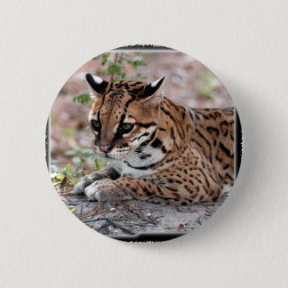 Badge Rond 5 Cm Ocelot 01 11x11