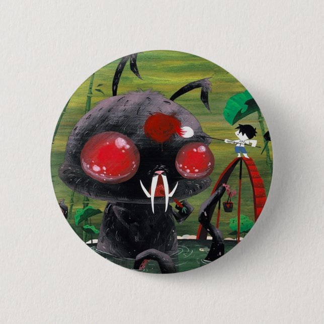 Badge Rond 5 Cm Octobunny (Devant)