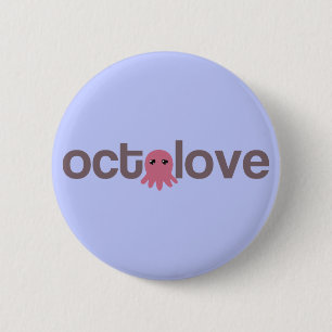 Badge Rond 5 Cm Octolove