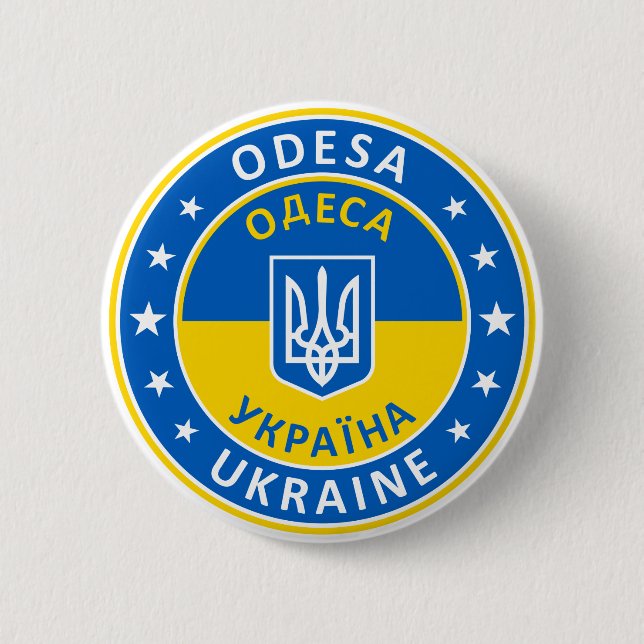 Badge Rond 5 Cm Odesa Ukraine (Devant)
