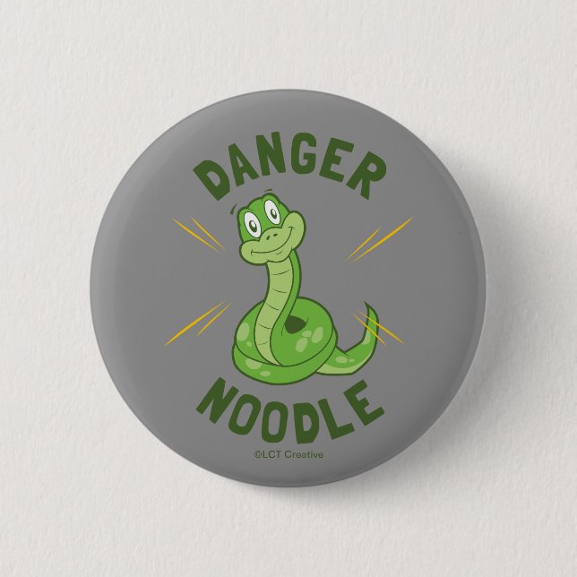 Badge Rond 5 Cm Odeur de danger (Devant)