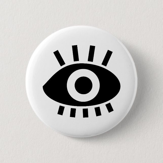 Badge Rond 5 Cm Oeil (Devant)