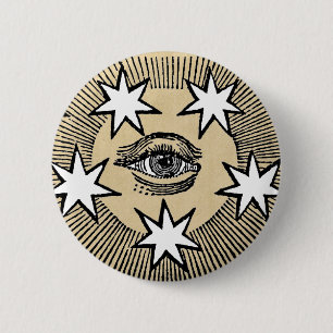 Badge Rond 5 Cm Oeil à vue