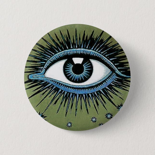 BADGE ROND 5 CM OEIL COSMIQUE (Devant)