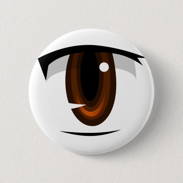Badge Rond 5 Cm Oeil d'Anime (Devant)