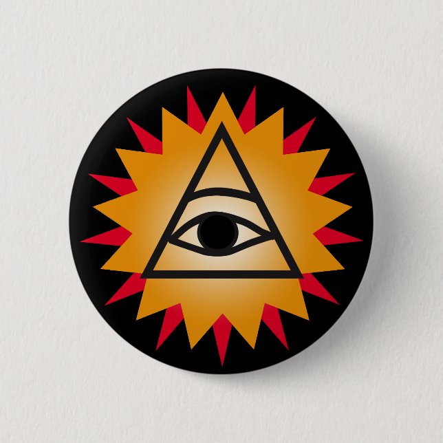 Badge Rond 5 Cm Oeil de Providence (Devant)