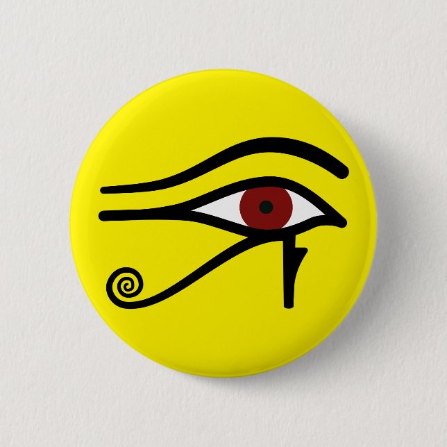Badge Rond 5 Cm OEil de Ra - Dieu égyptien (Devant)