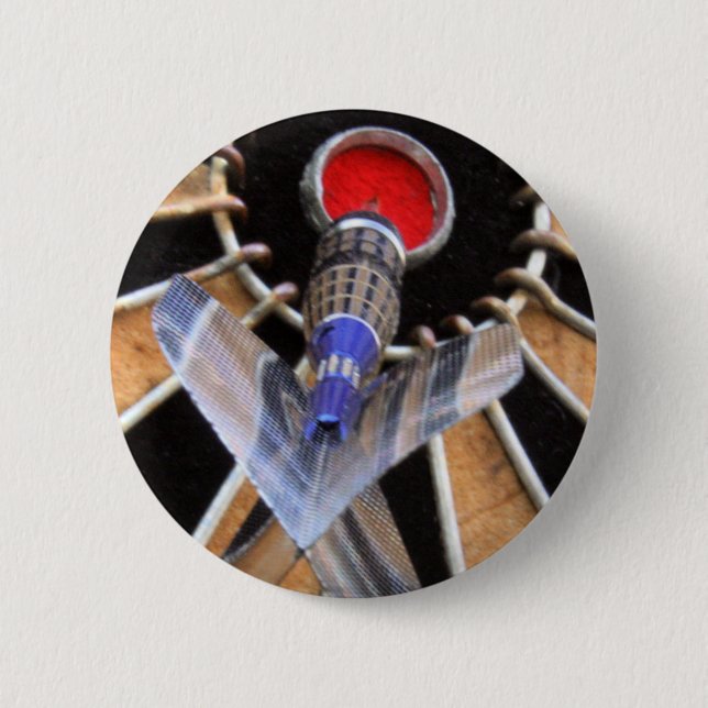 Badge Rond 5 Cm Oeil de taureaux ! Patinage en nacre (Devant)