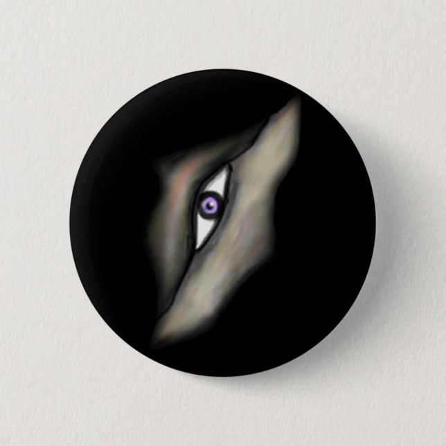 Badge Rond 5 Cm Oeil d'insigne de raison (Devant)
