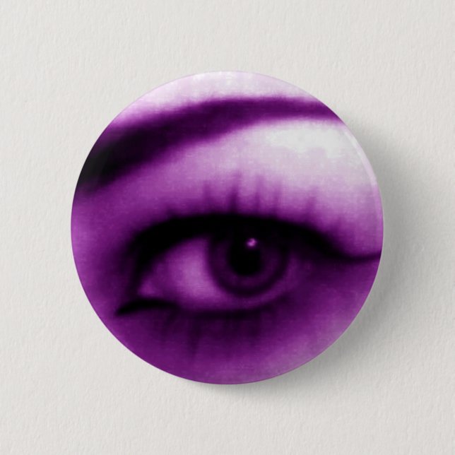 Badge Rond 5 Cm Oeil pourpre (Devant)