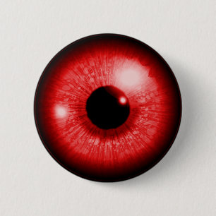 Badge Rond 5 Cm OEil rouge