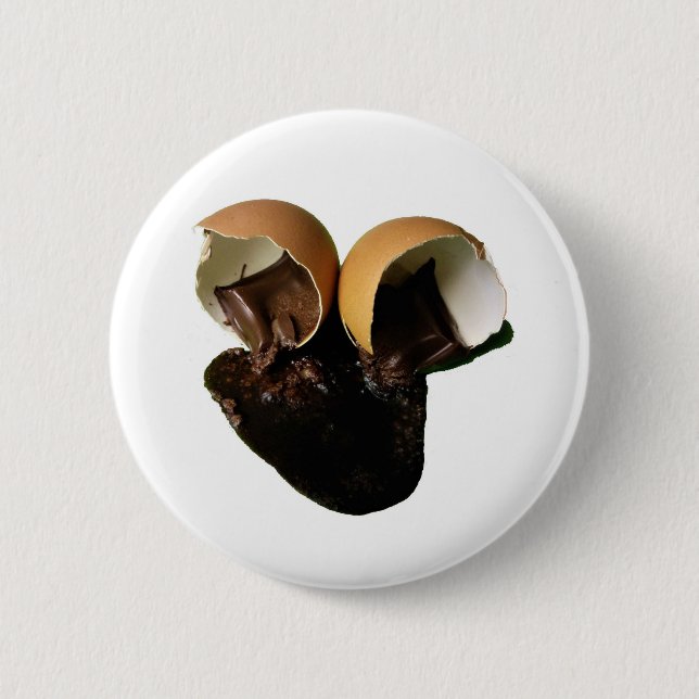 Badge Rond 5 Cm OEufs au chocolat (Devant)