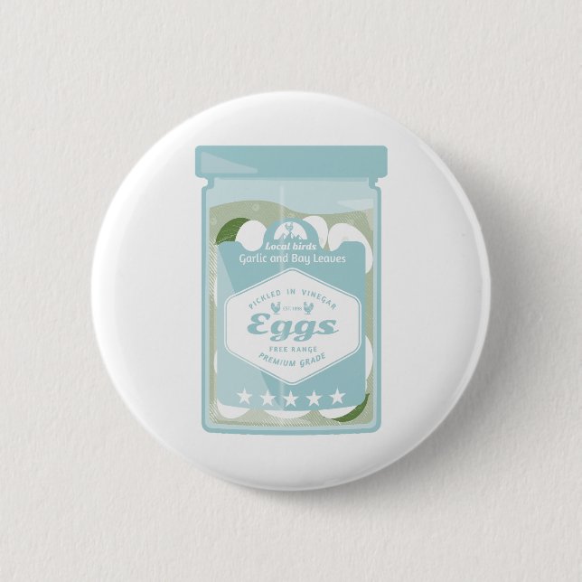 Badge Rond 5 Cm OEufs chiches (Devant)