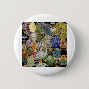 Badge Rond 5 Cm oeufs de fève