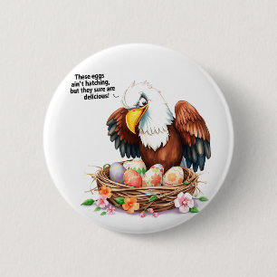 Badge Rond 5 Cm OEufs de Pâques