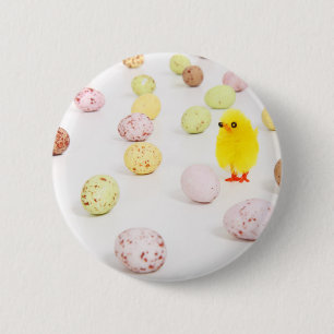 Badge Rond 5 Cm oeufs de poule