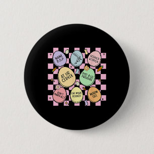 Badge Rond 5 Cm Oeufs obstétriciens Bunny Gynécologue Obgyn Nurse 