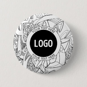 Badge Rond 5 Cm Oeuvre d'origine moderne et logo