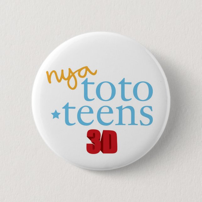 Badge Rond 5 Cm Officiell knapp (NTT3D) (Devant)