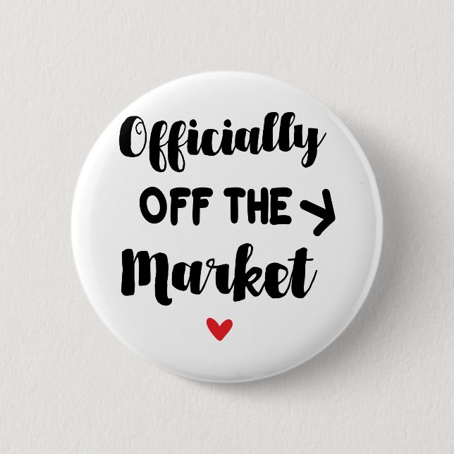 Badge Rond 5 Cm Officiellement hors du marché (Devant)
