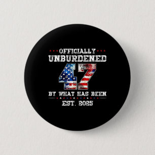 Badge Rond 5 Cm Officiellement Inoccupé Par Ce Qui A Été Trump Vic