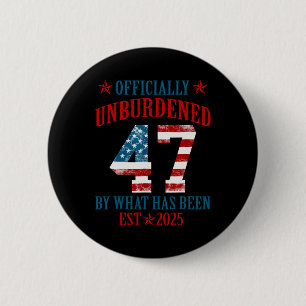 Badge Rond 5 Cm Officiellement Inoccupé Par Ce Qui A Été Trump Vic