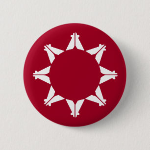 Badge Rond 5 Cm Oglala Sioux