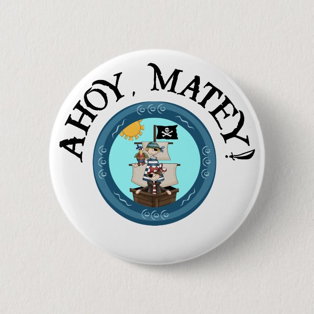 Badge Rond 5 Cm Oh bouton de copain (Devant)
