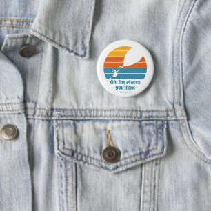 Badge Rond 5 Cm Oh, les endroits où vous irez ! Coucher de soleil 
