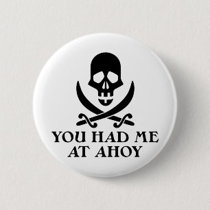 Badge Rond 5 Cm Oh pirate