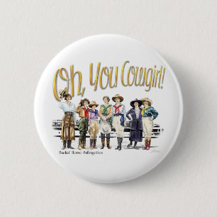 Badge Rond 5 Cm Oh vous cow-girl ! Collection