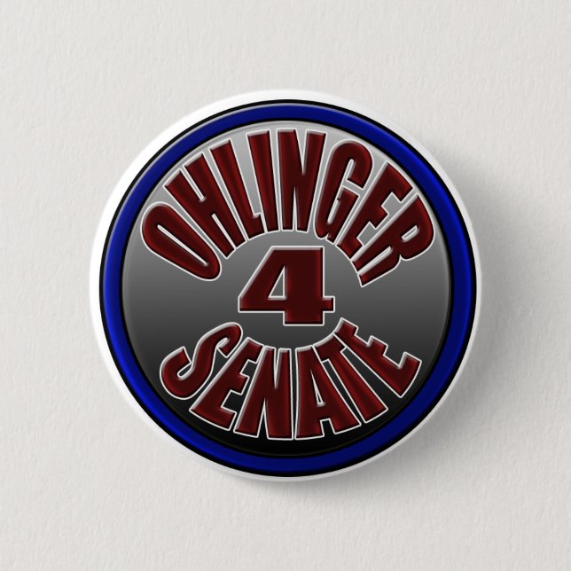 Badge Rond 5 Cm Ohlinger pour le Pin de sénat… (Devant)