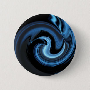 Badge Rond 5 Cm Oiseau bleu Abstrait *personnalisez*
