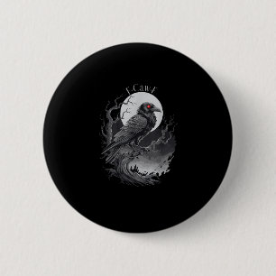 Badge Rond 5 Cm Oiseau créatif F-Caw-F Art