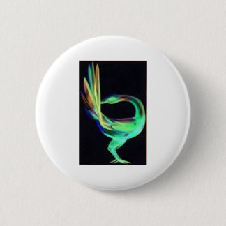 Badge Rond 5 Cm Oiseaux de Sankofa