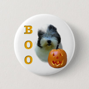 Badge Rond 5 Cm Old English Sheepdog Boo
