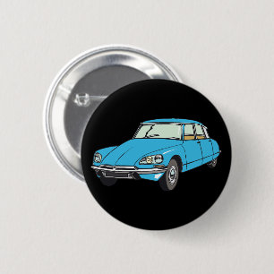 Badge Rond 5 Cm Oldtimer Citroen
